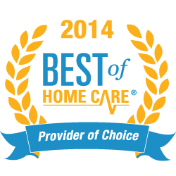 2014 Best of Home Care Provider of Choice Award