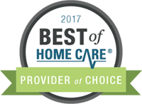 2017 Best of Home Care Provider of Choice Award