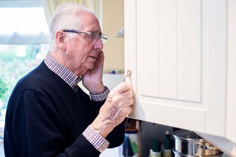 Senior Man with Dementia